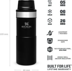 Stanley Trigger-Action Travel Mug 0.35L - Thermosfles - Matt Black 36 Stanley Trigger-Action Travel Mug 0.35L - Thermosfles - Matt Black -Buiten Kamperen 1200x1194 3