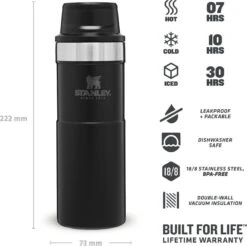Stanley Trigger-Action Travel Mug 0.47L - Thermosfles - Matt Black 27 Stanley Trigger-Action Travel Mug 0.47L - Thermosfles - Matt Black -Buiten Kamperen 1200x1195 6