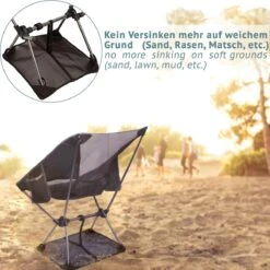 Smartpeas Camping Stoel Van Stevig 600D Polyester En Aluminium - Lichtgewicht En Opvouwbaar - Camping Gadget Inclusief Zijzakken +Plus: Strandmat & Draagtas -Buiten Kamperen 1200x1198 1