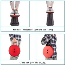 Kampeerkruk - Uitschuifbare Kruk - Rood/Zwart- Tot 120 Kg - Travel Stool - Opvouwbare Campingkruk - Inklapbaar Krukje - Telescopische Kruk - Camping - Outdoor 14 Kampeerkruk - Uitschuifbare Kruk - Rood/Zwart- Tot 120 Kg - Travel Stool - Opvouwbare Campingkruk - Inklapbaar Krukje - Telescopische Kruk - Camping - Outdoor -Buiten Kamperen 1200x1198 2