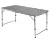 Casaria Campingtafel – Inklapbaar Verstelbaar - 120x60x70 Cm Grijs -Buiten Kamperen 1200x1199