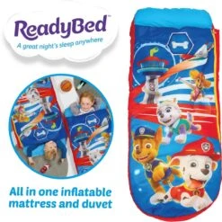 Paw Patrol Junior ReadyBed-2 In 1 Kids Sleeping Inflatable Air Bed In A Bag With A Pump, Polyester, Single -Buiten Kamperen 1200x1199 4