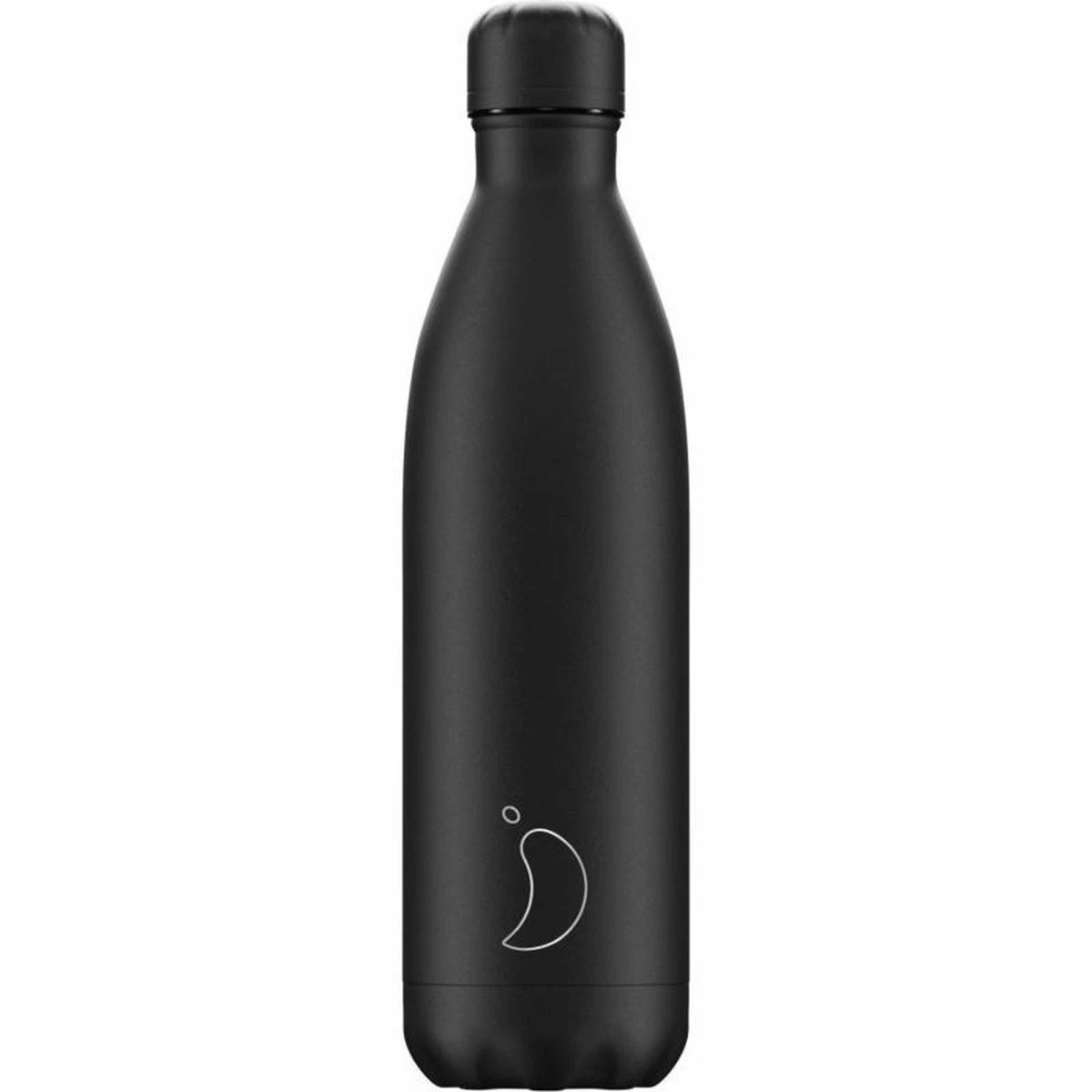 Chilly's 750 Ml Fles Monochrome All Black 750 Ml 4 Chilly's 750 Ml Fles Monochrome All Black 750 Ml - Afbeelding 2