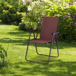 Relaxdays Campingstoel Inklapbaar Set Van 2 - Klapstoel 100 Kg - Visstoel Met Armleuningen - Grijs -Buiten Kamperen 1200x1200 12