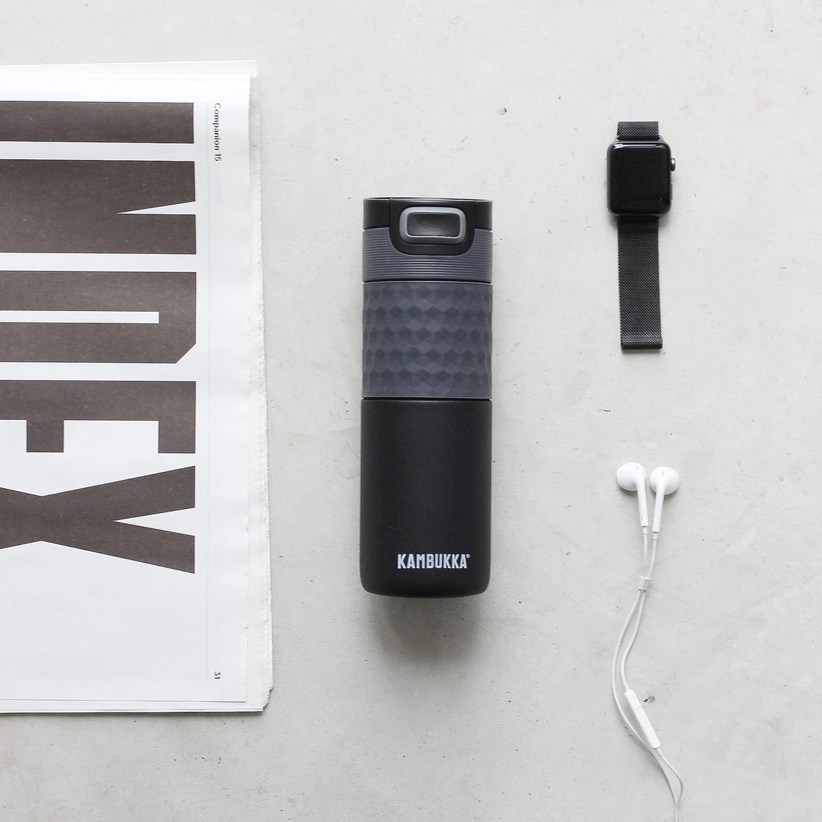 Kambukka Etna Grip Thermosbeker 500 Ml - Makkelijk Reinigen - Lekvrije Koffiebeker - Zwart 11 Kambukka Etna Grip Thermosbeker 500 Ml - Makkelijk Reinigen - Lekvrije Koffiebeker - Zwart - Afbeelding 9