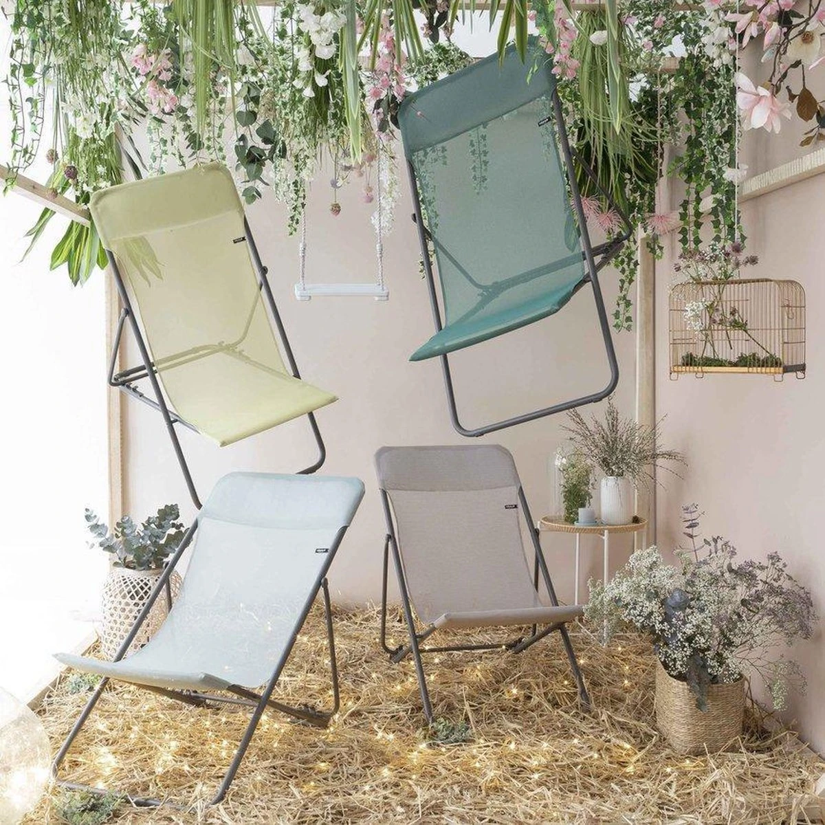 LAFUMA Maxi Transat - Strandstoel - Verstelbaar - Inklapbaar - Chlorophyle/Green 5 LAFUMA Maxi Transat - Strandstoel - Verstelbaar - Inklapbaar - Chlorophyle/Green - Afbeelding 3