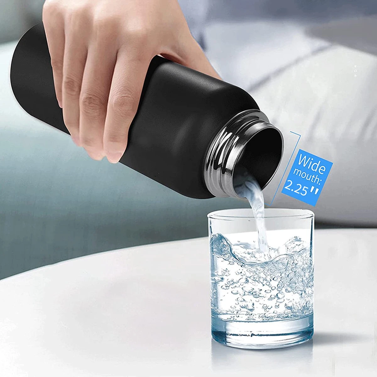 Thermo Master MasterBottle Drinkfles Met 3 Doppen - 650 Ml - Staal 6 Thermo Master MasterBottle Drinkfles Met 3 Doppen - 650 Ml - Staal - Afbeelding 4