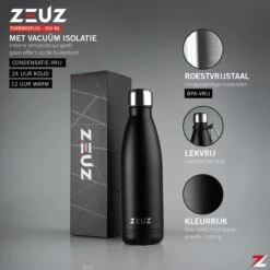 ZEUZ® Premium RVS Thermosfles & Drinkfles - Isoleerfles – Waterfles Met Rietje - BPA Vrij – 500 Ml - Mat Zwart 12 ZEUZ® Premium RVS Thermosfles & Drinkfles - Isoleerfles – Waterfles Met Rietje - BPA Vrij – 500 Ml - Mat Zwart -Buiten Kamperen 1200x1200 1382