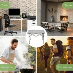 Campingtafel Inklapbaar En Opvouwbaar - Kampeertafel - Lichtgewicht Hittebestendig 16 Campingtafel Inklapbaar En Opvouwbaar - Kampeertafel - Lichtgewicht Hittebestendig -Buiten Kamperen 1200x1200 170