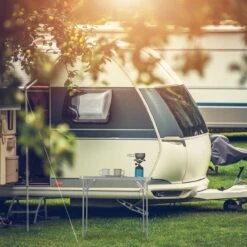 Relaxdays Campingtafel Inklapbaar - Aluminium Klaptafel - Vouwtafel Camping - Koffermodel -Buiten Kamperen 1200x1200 232