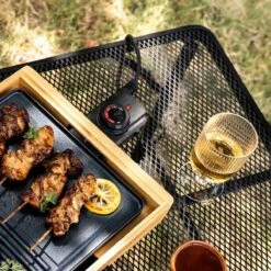 Travellife Greccio Outdoor Tafel Mesh Black 90 X 60 -Buiten Kamperen 1200x1200 324