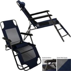 Ligstoel 155x60cm - Opvouwbaar Campingstoel Ligbed Strandstoel Tuinstoel Vouwligstoel Blauw 35 Ligstoel 155x60cm - Opvouwbaar Campingstoel Ligbed Strandstoel Tuinstoel Vouwligstoel Blauw -Buiten Kamperen 1200x1200 344