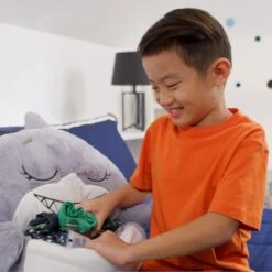 Mediashop Happy Nappers Kinderslaapzak - 2-in-1 Zachte Knuffel En Zomerslaapzak - Roze Eenhoorn Motief Voor Kinderen Van 3 Tot 6 Jaar -Buiten Kamperen 1200x1200 421