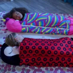 Mediashop Happy Nappers Kinderslaapzak - 2-in-1 Zachte Knuffel En Zomerslaapzak - Roze Eenhoorn Motief Voor Kinderen Van 3 Tot 6 Jaar -Buiten Kamperen 1200x1200 423