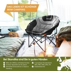 Skandika Moonchair Sirkka – Campingstoelen – Klapstoel – Vouwstoel – Kampeerstoel - Grote, Comfortabele, Campingstoel Opvouwbaar, Gepolsterd, Koelvak, Drinkhouder, Draaggreep En Draagtas, Antislipvoetjes - Max. 150 Kg – Zwart/grijs 15 Skandika Moonchair Sirkka – Campingstoelen – Klapstoel – Vouwstoel – Kampeerstoel - Grote, Comfortabele, Campingstoel Opvouwbaar, Gepolsterd, Koelvak, Drinkhouder, Draaggreep En Draagtas, Antislipvoetjes - Max. 150 Kg – Zwart/grijs -Buiten Kamperen 1200x1200 43