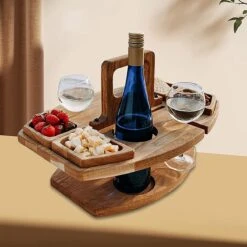 Merkloos Houten Outdoor Wijntafel Draagbare Houten Picknicktafel Mini Campingtafels Met Wijnglas Houder Voor Tuin Outdoor Camping Picknick Strand - Plataan Hout - Wijn 14 Merkloos Houten Outdoor Wijntafel Draagbare Houten Picknicktafel Mini Campingtafels Met Wijnglas Houder Voor Tuin Outdoor Camping Picknick Strand - Plataan Hout - Wijn -Buiten Kamperen 1200x1200 64