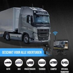 Strex Achteruitrijcamera Set Draadloos - 7" Scherm - 18LED Nachtzicht 15m - IP67 Waterdicht - Achteruitrij Camera - Geschikt Voor Auto/ Camper / Caravan / Vrachtwagen / Landbouw / Boot / Tractor -Buiten Kamperen 1200x1200 707