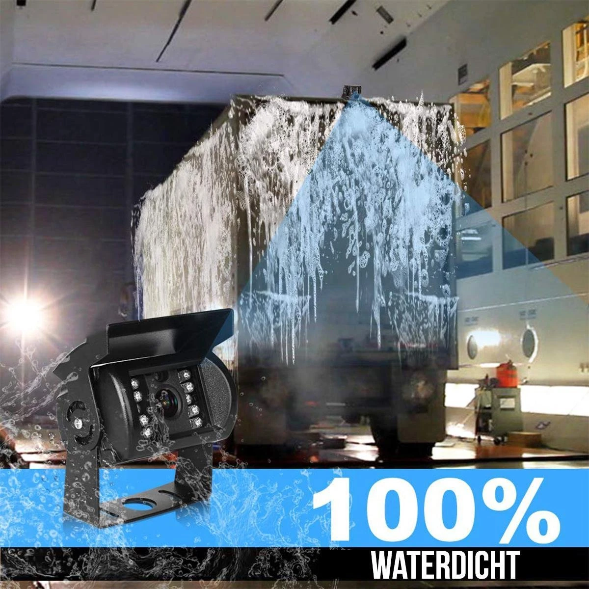 Strex Achteruitrijcamera Set Bedraad Met 2 Camera's (tegelijk Bekijken) - 7" Scherm - 18LED Nachtzicht 15m - IP67 Waterdicht - Achteruitrij Camera 4 Strex Achteruitrijcamera Set Bedraad Met 2 Camera's (tegelijk Bekijken) - 7" Scherm - 18LED Nachtzicht 15m - IP67 Waterdicht - Achteruitrij Camera - Afbeelding 2