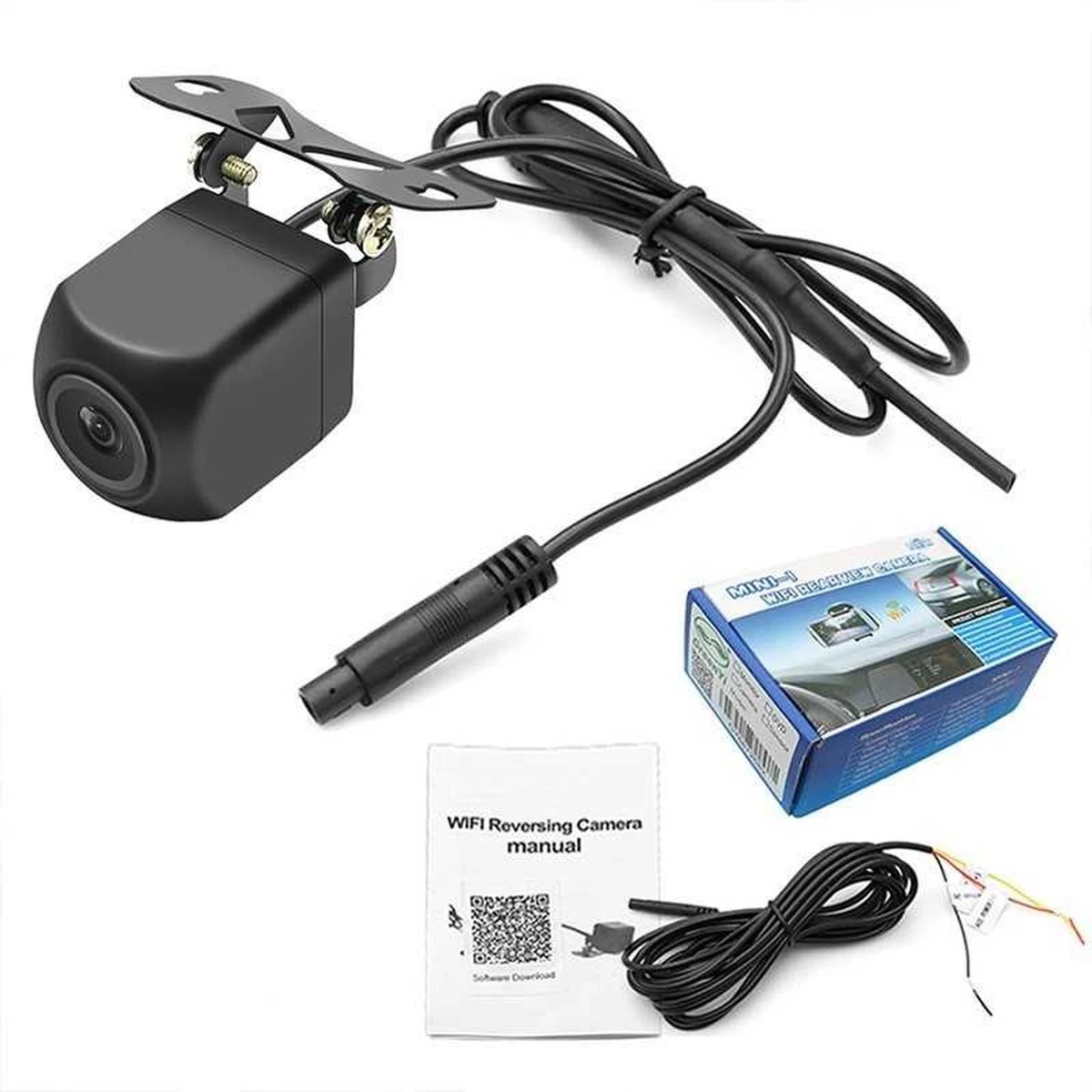 Merkloos Auto WiFi Draadloze Achteruitrijcamera Back-up Achteruitrijcamera Groothoek Blind Spot Camera 4 Merkloos Auto WiFi Draadloze Achteruitrijcamera Back-up Achteruitrijcamera Groothoek Blind Spot Camera - Afbeelding 2
