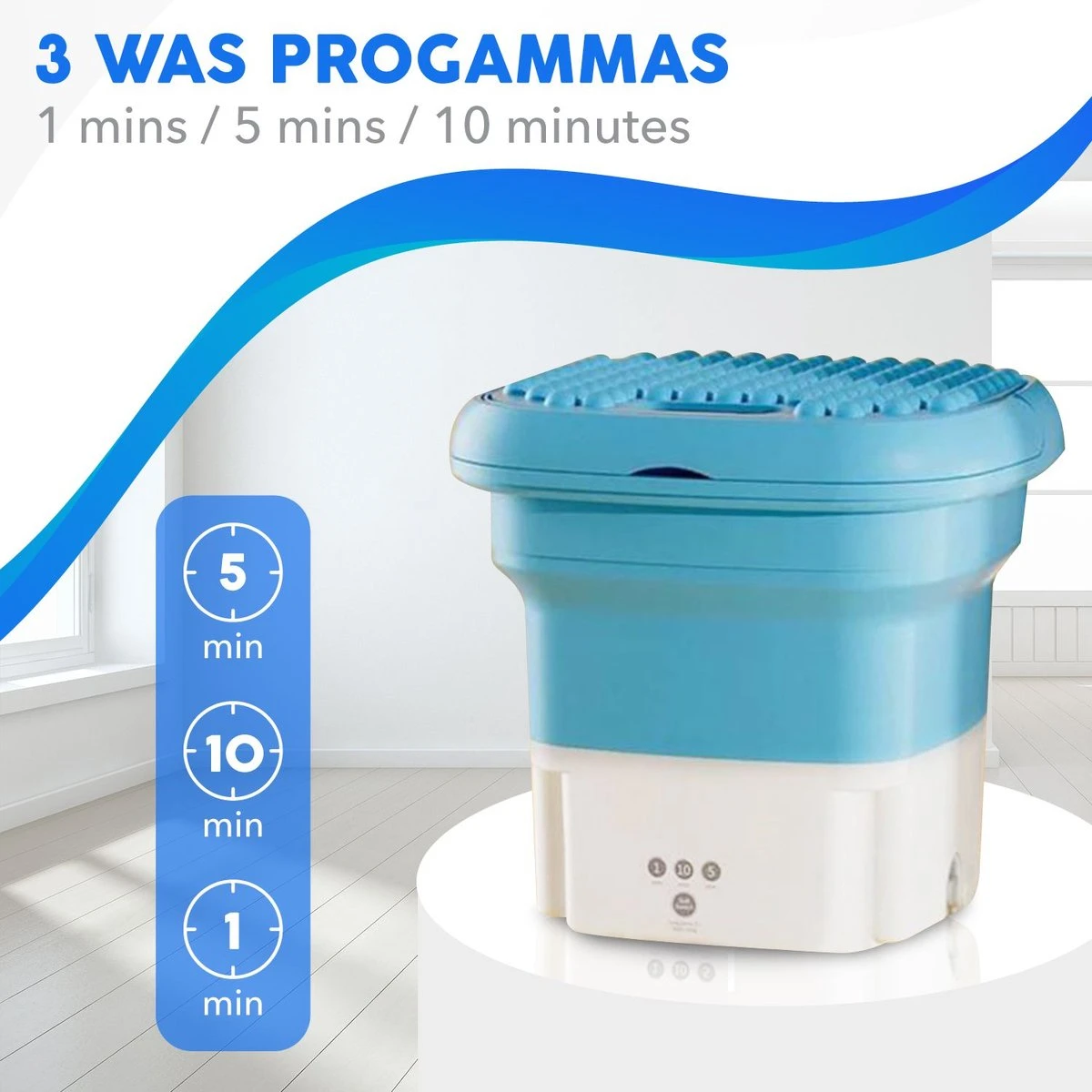 Mini Wasmachine - Camping Wasmachine - Opvouwbare Wasmachine - Handwasmachine - Fruitwasser - Kampeer Wasmachine - Valentijn - Wasdroger 13 Mini Wasmachine - Camping Wasmachine - Opvouwbare Wasmachine - Handwasmachine - Fruitwasser - Kampeer Wasmachine - Valentijn - Wasdroger - Afbeelding 11