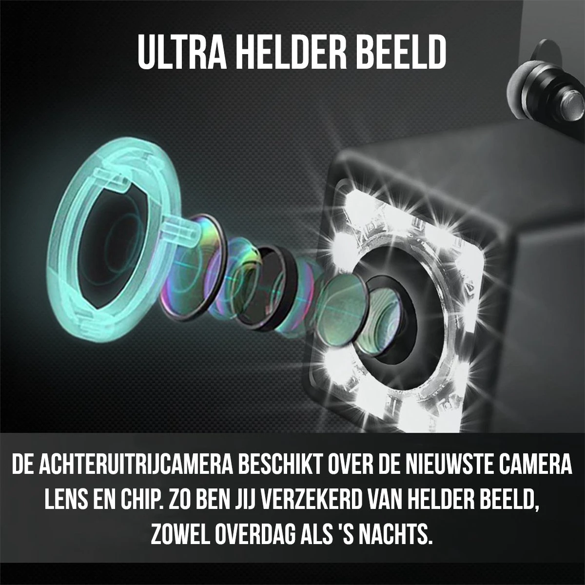 Strex Achteruitrijcamera - Universeel RCA - 12 LED Nachtzicht - IP68 Waterdicht - Achteruitrij Camera Auto 9 Strex Achteruitrijcamera - Universeel RCA - 12 LED Nachtzicht - IP68 Waterdicht - Achteruitrij Camera Auto - Afbeelding 7