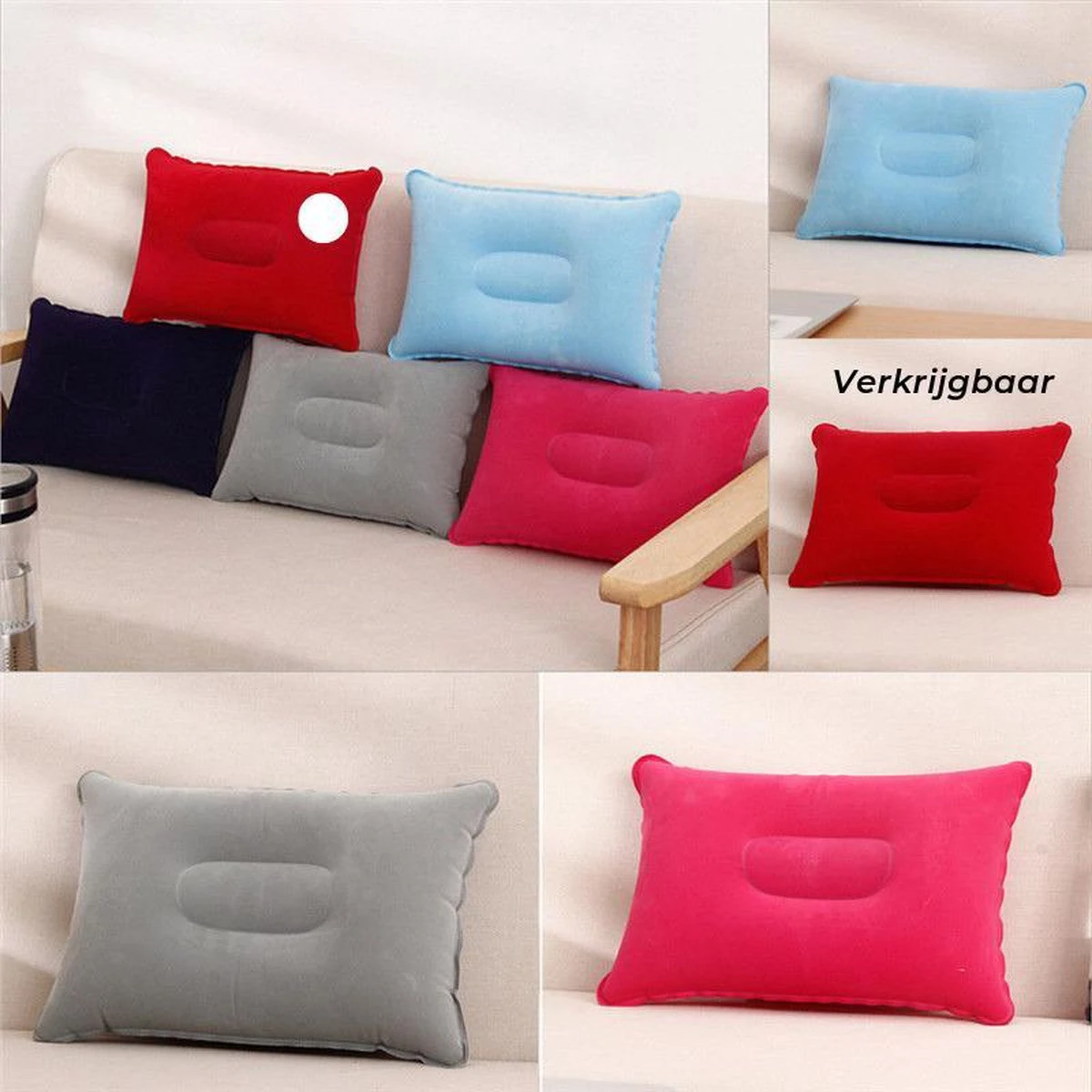 Reiskussen - Opblaasbaar Kampeer Kussen – Hippyfy – Strand Kussen - Zachte Lounge Kussen - Festival Kussen – Picknick Kussen - Vliegtuig Kussen – Hoofdkussentje - Kamperen – Op Reis – Opblaasbare Kussentje – Donker Roze 4 Reiskussen - Opblaasbaar Kampeer Kussen – Hippyfy – Strand Kussen - Zachte Lounge Kussen - Festival Kussen – Picknick Kussen - Vliegtuig Kussen – Hoofdkussentje - Kamperen – Op Reis – Opblaasbare Kussentje – Donker Roze - Afbeelding 3