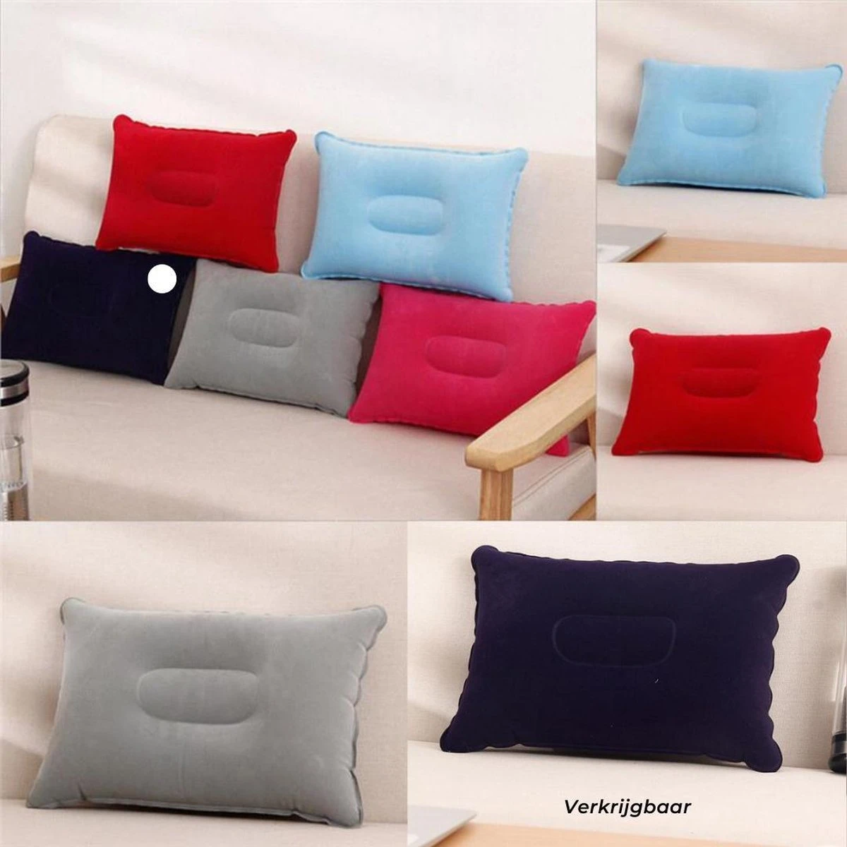 Reiskussen - Kampeer Kussen – Hippyfy – Strand Kussen - Zachte Opblaasbare Kussen – Kleine Kampeer Kussen - Festival Kussen – Picknick Kussen - Vliegtuig Kussen – Hoofdkussentje - Kamperen – Op Reis – Opblaasbare Kussentje – Donkerblauw 6 Reiskussen - Kampeer Kussen – Hippyfy – Strand Kussen - Zachte Opblaasbare Kussen – Kleine Kampeer Kussen - Festival Kussen – Picknick Kussen - Vliegtuig Kussen – Hoofdkussentje - Kamperen – Op Reis – Opblaasbare Kussentje – Donkerblauw - Afbeelding 4
