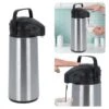 Cheqo® Thermos Pomp - 1.8L Roestvrij Staal - Isoleerkan Met Pomp - Thermoskan Met Pomp - Zwarte Dop & Handvat - Houdt 6 Uur Warm - 1800ml - Afmeting 17x14x36cm -Buiten Kamperen 1200x1200 908
