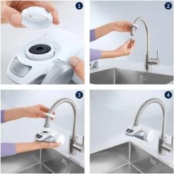 BRITA On Tap Faucet Filtration System - Uitstekend Smakend Gefilterd Water - Inclusief 1 BRITA ON TAP Kraanfilter - 600 Liter Water Gefilterd Per Patroon - Witte Kleur -Buiten Kamperen 1200x1200 917