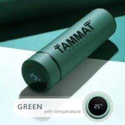 Slimme Thermosfles Met LCD Temperatuur Display - Curver Isolatiefles 500 ML - Rubber Coating - Dubbelwandige Thermosfles - Thermosbeker - Isoleerfles - Thermoskan - Travel Mug - Bidon Drinkfles - Koffiebeker - Drinkflessen - RVS - Smart Thermos -Buiten Kamperen 1200x1200 943