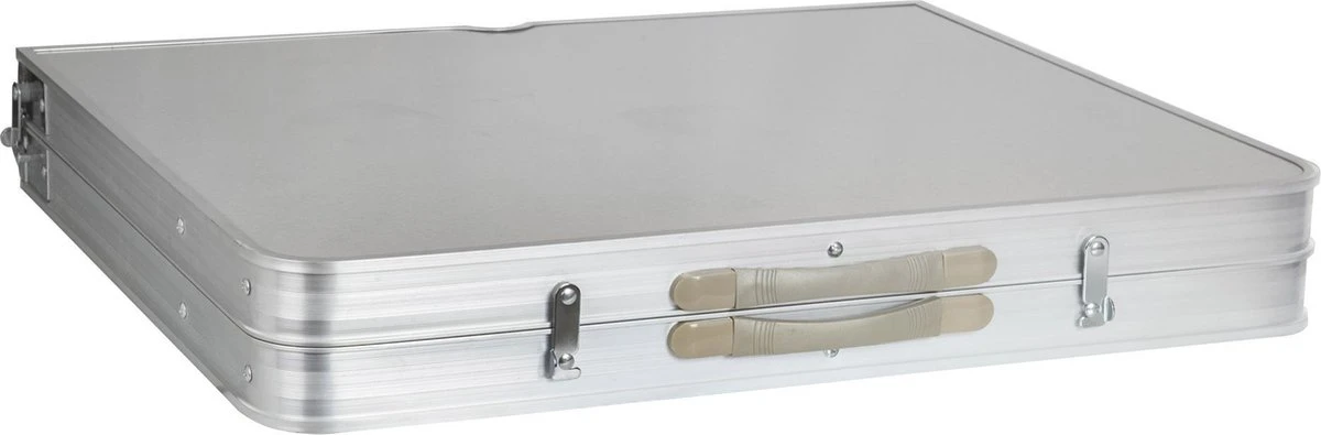 Capture Outdoor, "Camp6 AL-120L" Luxe Inklapbare Stabiele Kampeertafel, Voor 6 Personen, Aluminium, 70x120cm, Aluminium Vierkante Poten, In De Hoogte Regelbaar, Inklapbaar In Een Draagbare Koffer Formaat, Met Steun Voor Parasol, … 4 Capture Outdoor, "Camp6 AL-120L" Luxe Inklapbare Stabiele Kampeertafel, Voor 6 Personen, Aluminium, 70x120cm, Aluminium Vierkante Poten, In De Hoogte Regelbaar, Inklapbaar In Een Draagbare Koffer Formaat, Met Steun Voor Parasol, … - Afbeelding 2