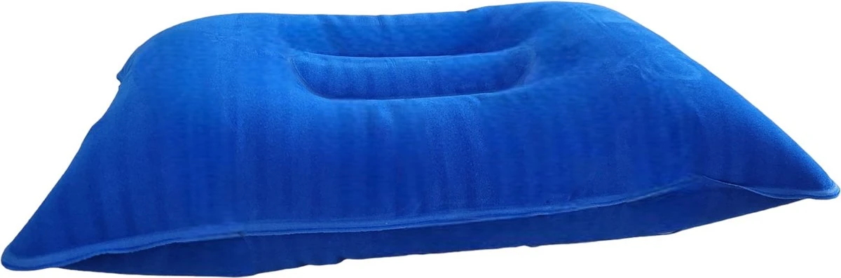 Reiskussen - Kampeer Kussen – Strand Kussen - Festival Kussen – Picknick Kussen - Vliegtuig Kussen – Hoofdkussentje - Kamperen – Op Reis – Opblaasbare Kussentje – Blauw 4 Reiskussen - Kampeer Kussen – Strand Kussen - Festival Kussen – Picknick Kussen - Vliegtuig Kussen – Hoofdkussentje - Kamperen – Op Reis – Opblaasbare Kussentje – Blauw - Afbeelding 2
