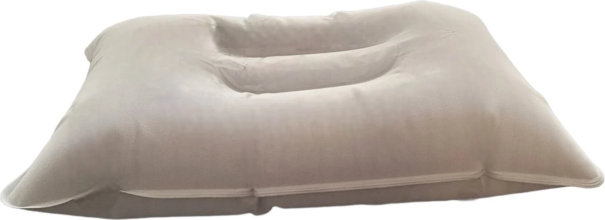 Reiskussen - Kampeer Kussen – Strand Kussen - Festival Kussen – Picknick Kussen - Vliegtuig Kussen – Hoofdkussentje - Kamperen – Op Reis – Opblaasbare Kussentje – Grijs 4 Reiskussen - Kampeer Kussen – Strand Kussen - Festival Kussen – Picknick Kussen - Vliegtuig Kussen – Hoofdkussentje - Kamperen – Op Reis – Opblaasbare Kussentje – Grijs - Afbeelding 2