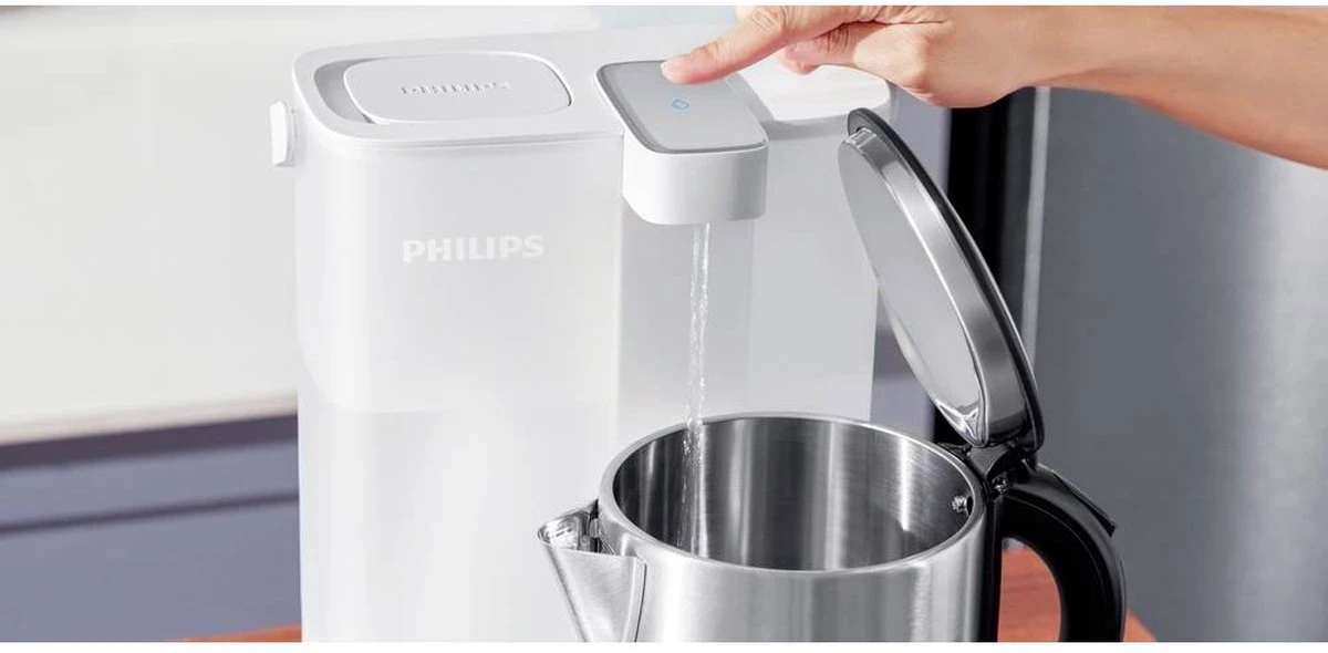 Philips Water Instant Water Filter - 3 L Inhoud, 1 L/min Snelle Doorstroming, Oplaadbaar Via USB-C 7 Philips Water Instant Water Filter - 3 L Inhoud, 1 L/min Snelle Doorstroming, Oplaadbaar Via USB-C - Afbeelding 5