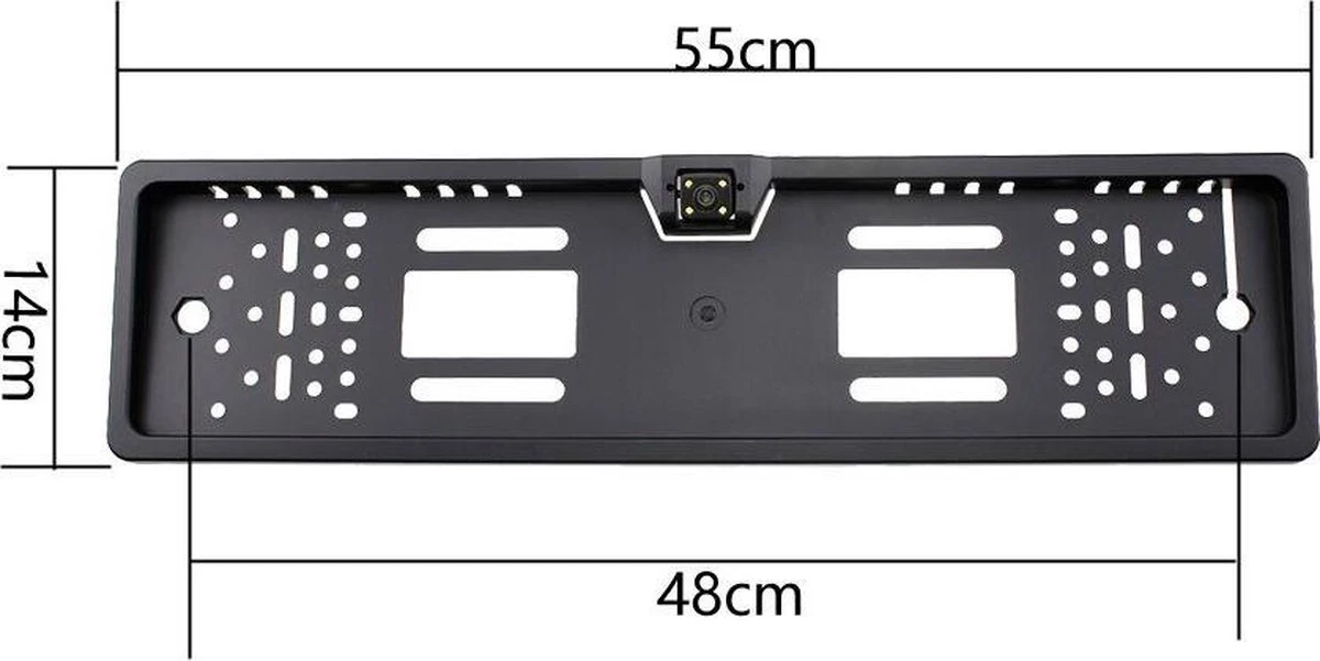 Kenteken Plaathouder Met Achteruitrijcamera | 4 LED | Infrarood 4 Kenteken Plaathouder Met Achteruitrijcamera | 4 LED | Infrarood - Afbeelding 2