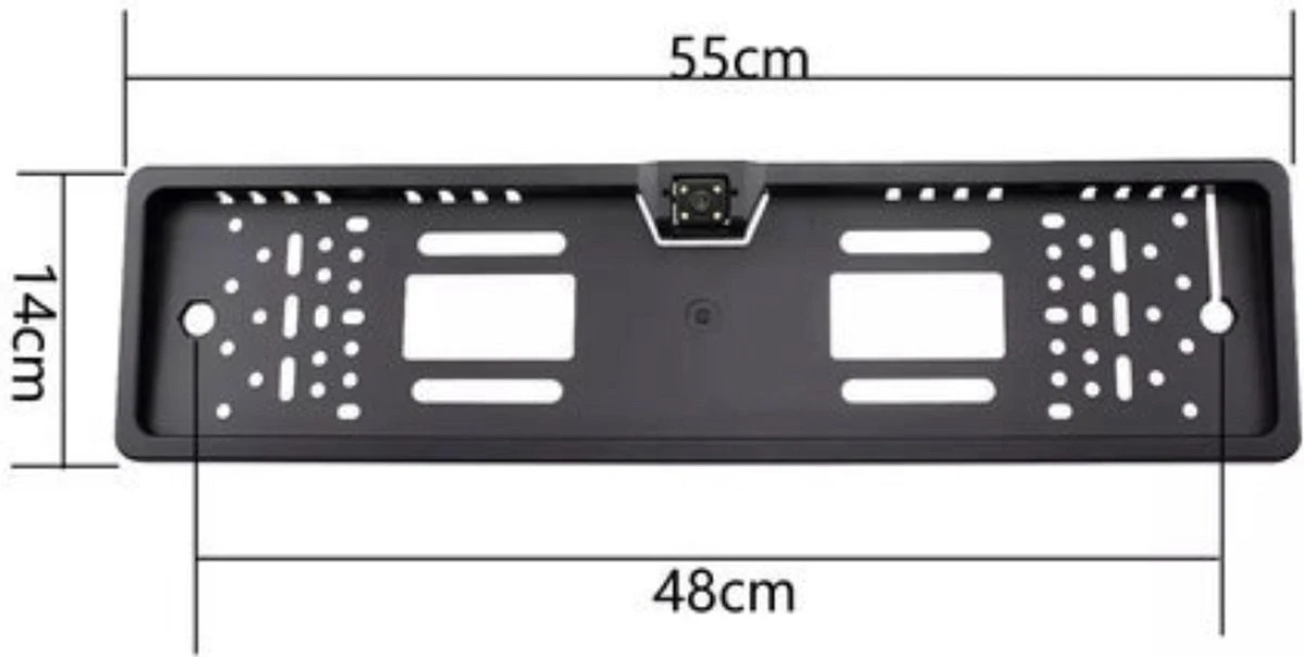Draadloos Achteruitrijcamera 170 Graden Kijkhoek/Parkeerhulp/LED/Nachtzicht + Kentekenplaat Houder + Draadloos Module 7 Draadloos Achteruitrijcamera 170 Graden Kijkhoek/Parkeerhulp/LED/Nachtzicht + Kentekenplaat Houder + Draadloos Module - Afbeelding 5