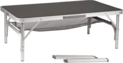 Bo-Camp Campingtafel - 100x60x70 - Grijs -Buiten Kamperen 1200x619