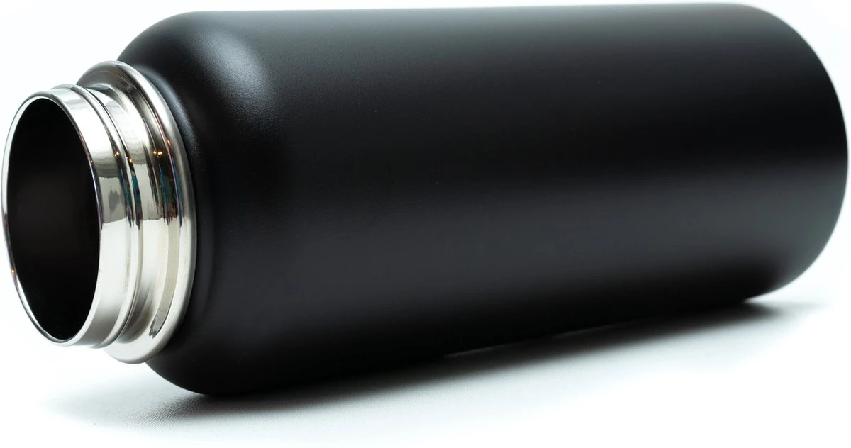 Thermosfles - Onyx Black - 1 Liter - Extra Dop Met Rietje & Drinktuit - Thermosflessen - Isoleerfles - BPA Vrij - Lekvrij - Thermoskan - Isoleerbeker - Thermosbeker 8 Thermosfles - Onyx Black - 1 Liter - Extra Dop Met Rietje & Drinktuit - Thermosflessen - Isoleerfles - BPA Vrij - Lekvrij - Thermoskan - Isoleerbeker - Thermosbeker - Afbeelding 6