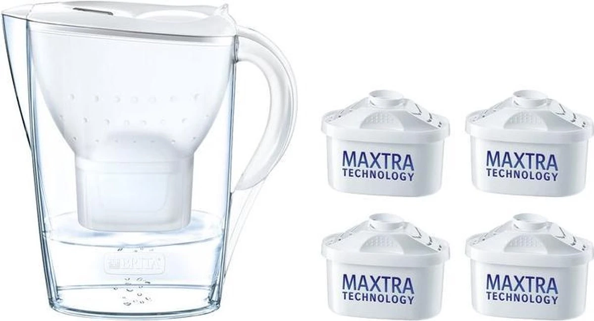 BRITA Waterfilterbundel Marella Cool White + 4 MAXTRA+ Filterpatronen 8 BRITA Waterfilterbundel Marella Cool White + 4 MAXTRA+ Filterpatronen - Afbeelding 6