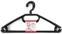 Merkloos Set Van Mobiele Opvouwbare Kledingkast Met Blauwe Hoes 160 Cm En 5x Plastic Kledinghangers Zwart -Buiten Kamperen 1200x651 1