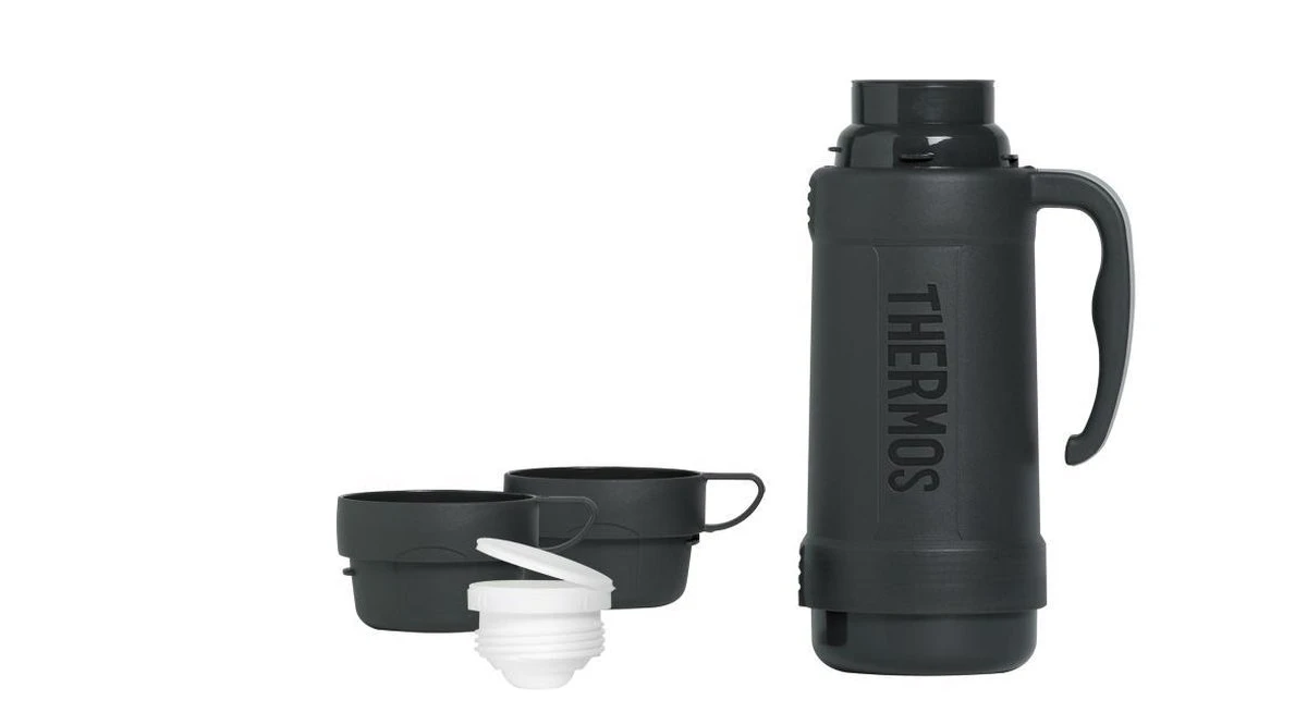 Thermos Eclipse Isoleerfles - 1L - Donkergrijs 4 Thermos Eclipse Isoleerfles - 1L - Donkergrijs - Afbeelding 2
