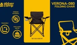 Abbey Camp Campingstoel - Vouwstoel - Zwart 13 Abbey Camp Campingstoel - Vouwstoel - Zwart -Buiten Kamperen 1200x710