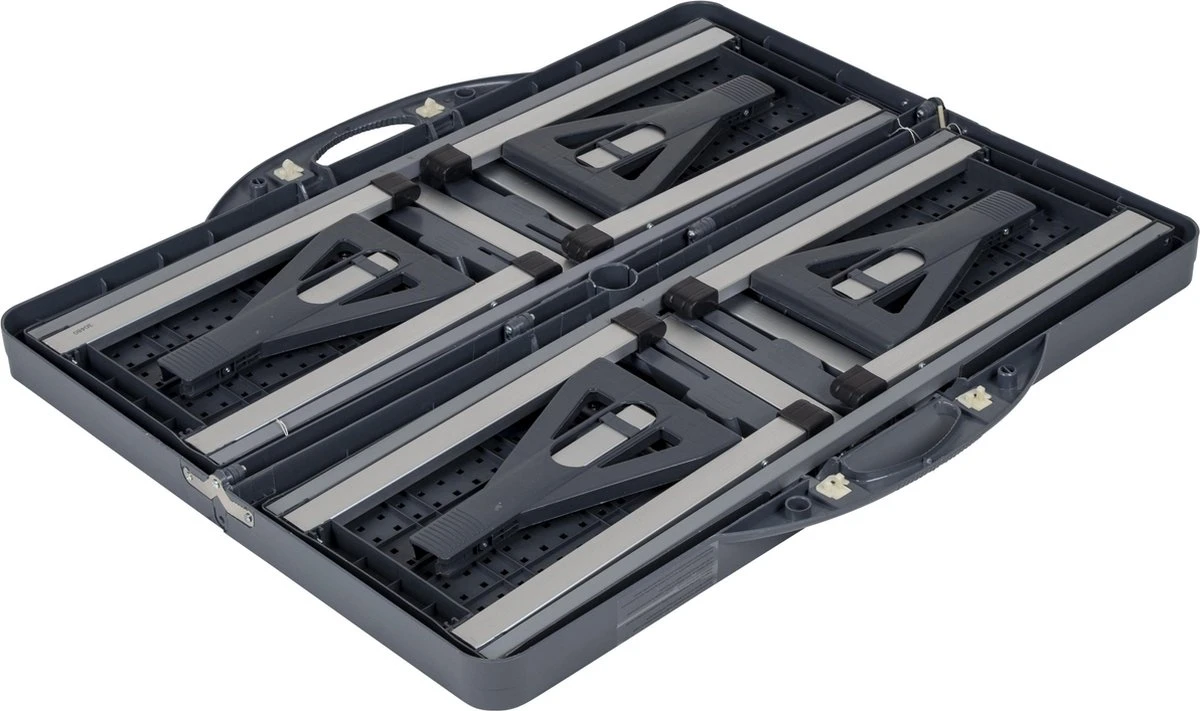 Bo-Camp Picknicktafel - Basic - Inklapbaar - Grijs 9 Bo-Camp Picknicktafel - Basic - Inklapbaar - Grijs - Afbeelding 7