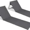 Set Van 2 Strandmatten Met Verstelbare Rugleuning - Gevuld Met Comfortschuim, Ultralicht En Opvouwbaar Om Ruimte Te Besparen – Grijs 2 Set Van 2 Strandmatten Met Verstelbare Rugleuning - Gevuld Met Comfortschuim, Ultralicht En Opvouwbaar Om Ruimte Te Besparen – Grijs -Buiten Kamperen 1200x718 2