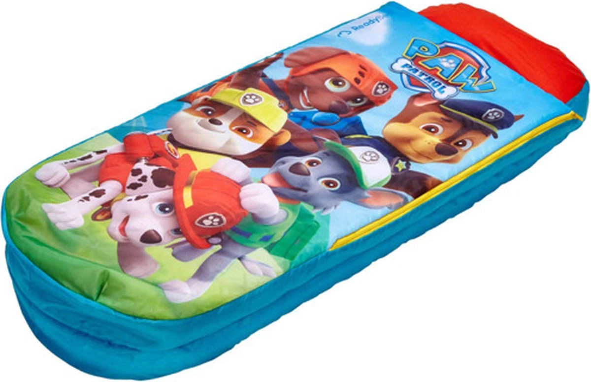 Paw Patrol ReadyBed Luchtbed + Slaapzak + Kussen - Blauw - 150x62x20 3 Paw Patrol ReadyBed Luchtbed + Slaapzak + Kussen - Blauw - 150x62x20