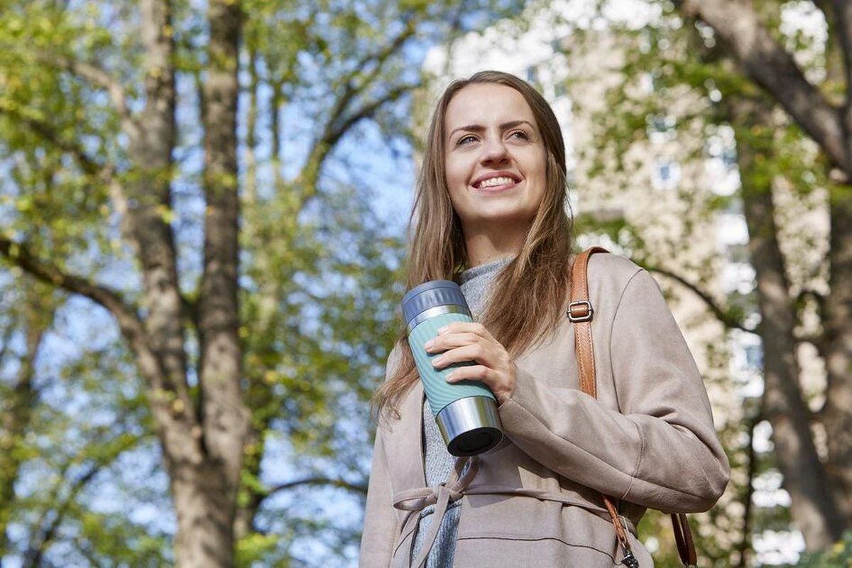 Tefal Travel Mug Easy Twist Thermobeker - Groen - 0,36 Liter 6 Tefal Travel Mug Easy Twist Thermobeker - Groen - 0,36 Liter - Afbeelding 4