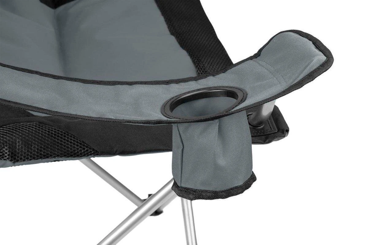 Sens Design Campingstoel - Kampeerstoel - Opvouwbaar - Grijs 6 Sens Design Campingstoel - Kampeerstoel - Opvouwbaar - Grijs - Afbeelding 4
