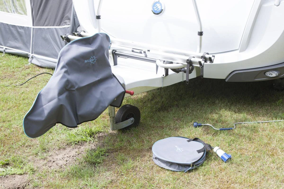 Bo-Camp Caravanhoes - Met Sluitkoord - 61x82 Cm - Antraciet 4 Bo-Camp Caravanhoes - Met Sluitkoord - 61x82 Cm - Antraciet - Afbeelding 2