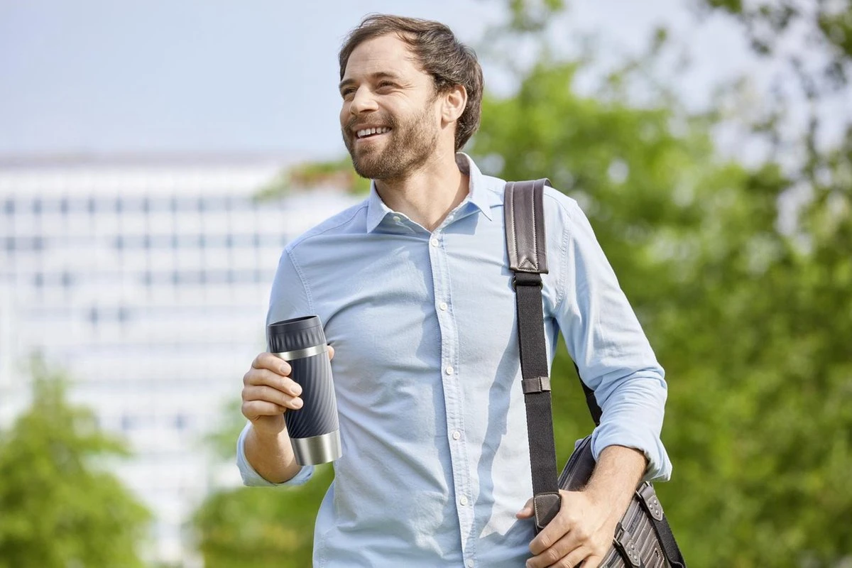 Tefal Travel Mug Easy Twist Thermobeker - Antraciet - 0,36 Liter 11 Tefal Travel Mug Easy Twist Thermobeker - Antraciet - 0,36 Liter - Afbeelding 9