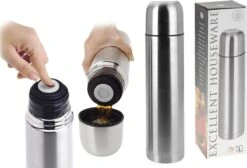 Excellent Houseware KOOPMAN Thermoskan Bullet 1 Liter RVS 17 Excellent Houseware KOOPMAN Thermoskan Bullet 1 Liter RVS -Buiten Kamperen 1200x814 3